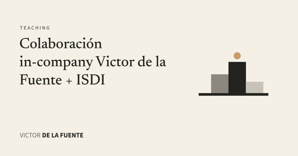 Colaboración in-company con ISDI
