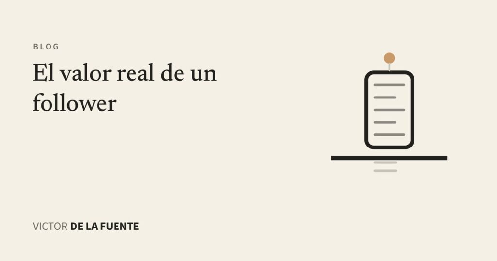 El valor real de un follower en redes sociales