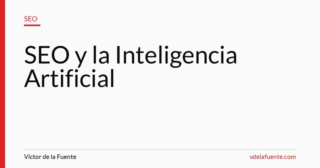 SEO y la inteligencia artificial