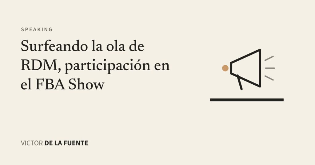 Participación en el FBA Show sobre retail media