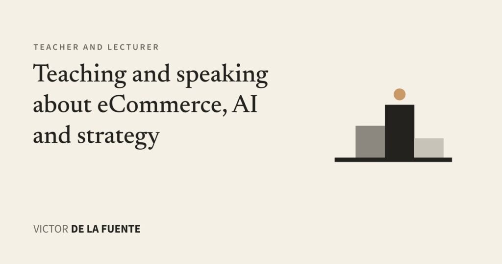Teacher and lecturer in eCommerce and online marketing