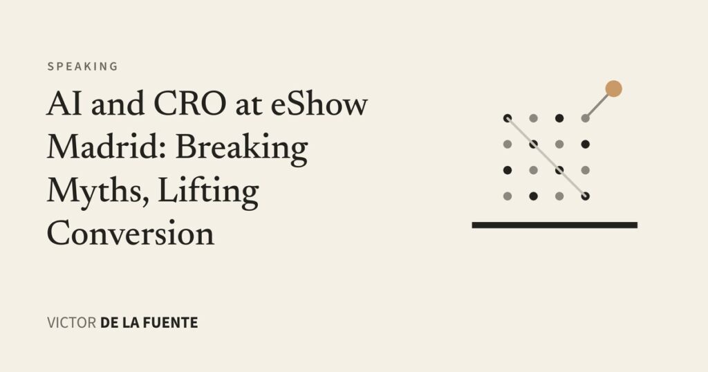 AI and CRO session at eShow Madrid