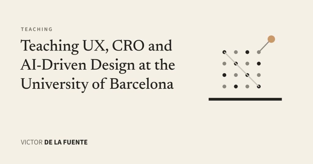 AI-driven design lecture at the University of Barcelona