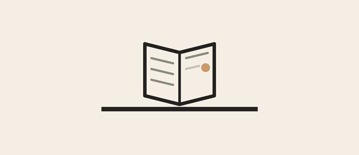 Comprensión lectora: un libro abierto leído solo hasta la mitad