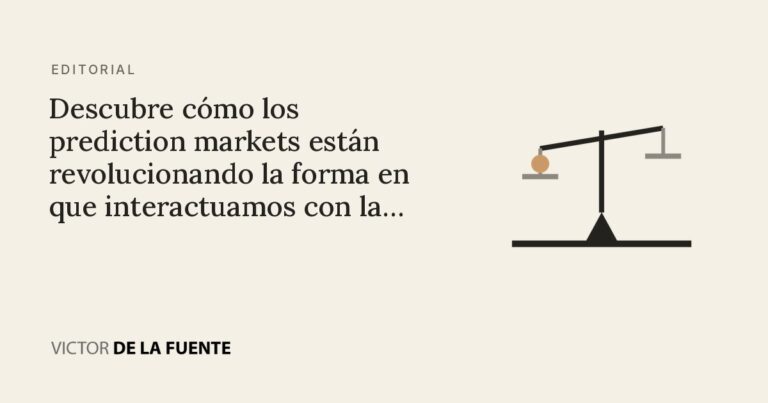 Descubre cómo los prediction markets están revolucionando la forma en que interactuamos con la información y tomamos decisiones