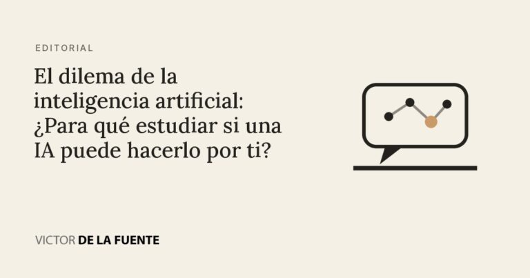El dilema de la inteligencia artificial: ¿Para qué estudiar si una IA puede hacerlo por ti?