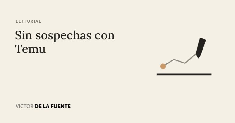 Sin sospechas con Temu