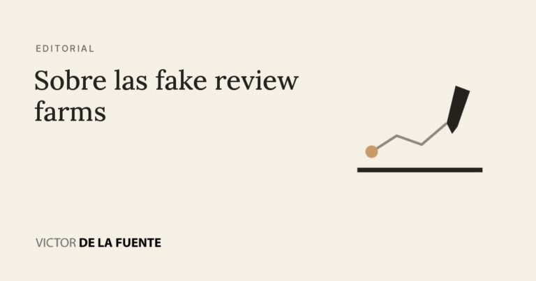 Sobre las fake review farms