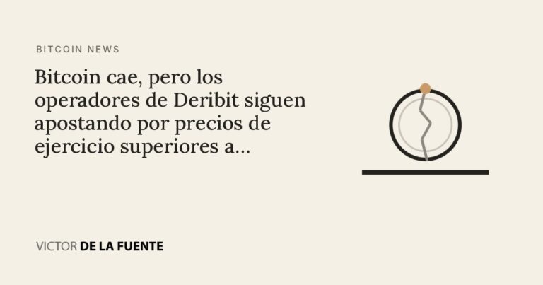 Bitcoin cae, pero los operadores de Deribit siguen apostando por precios de ejercicio superiores a 140.000 $