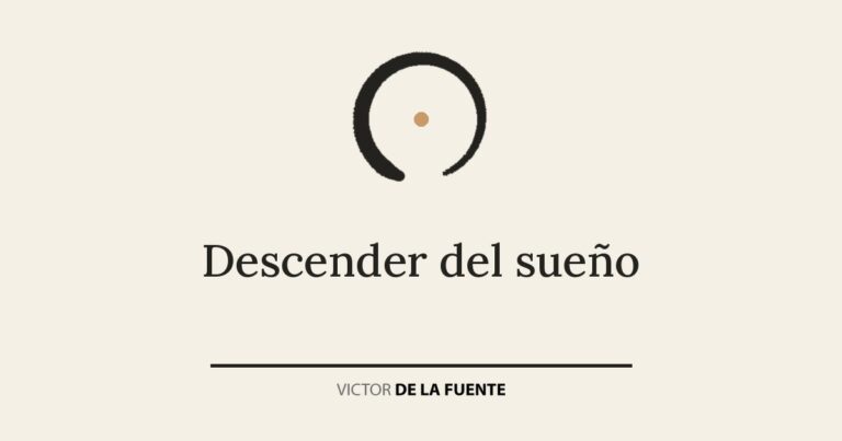 Descender del sueño