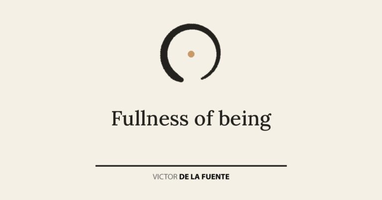 Fullness of being