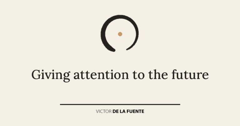 Giving attention to the future