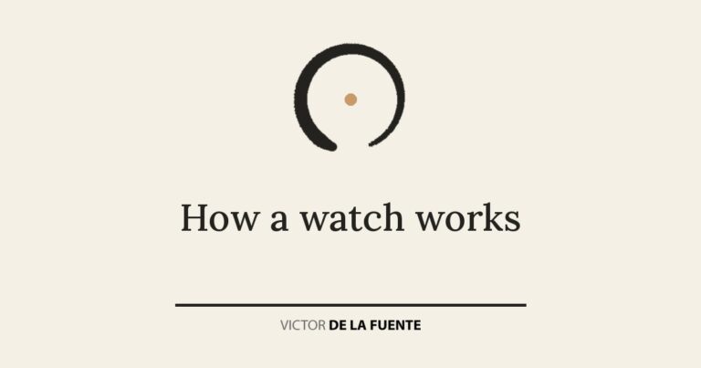 How a watch works