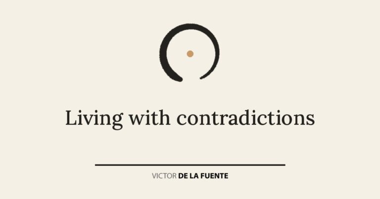 Living with contradictions
