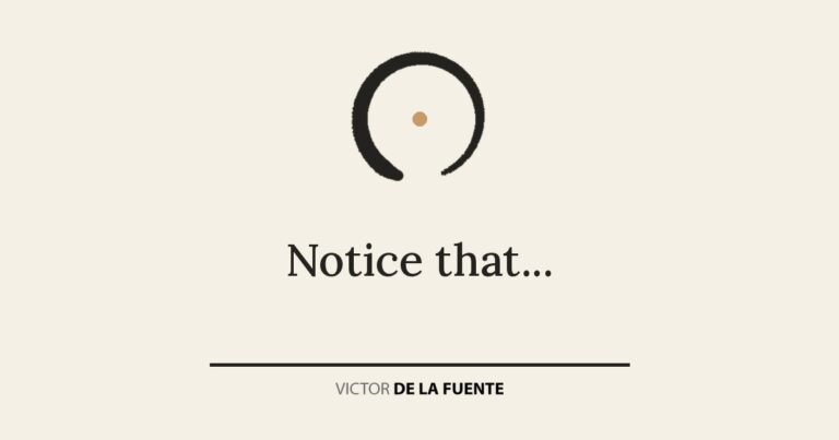Notice that…