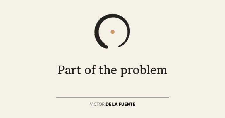 Part of the problem