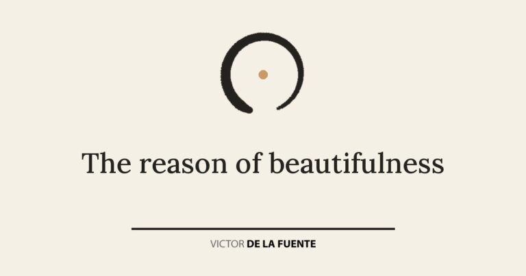 The reason of beautifulness