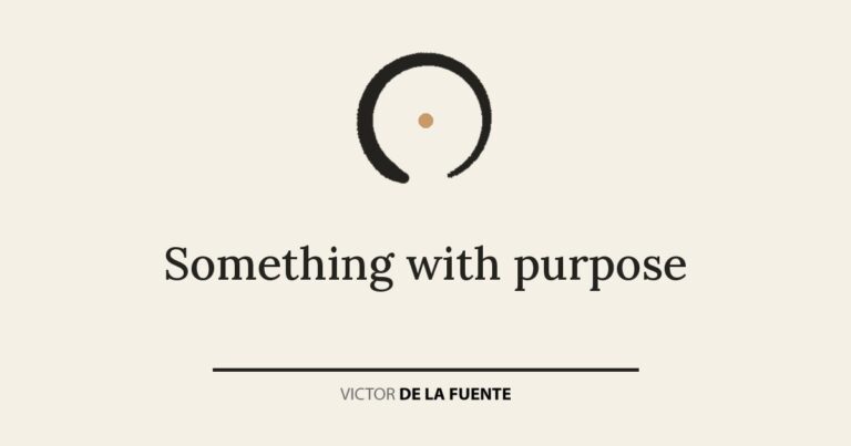 Something with purpose