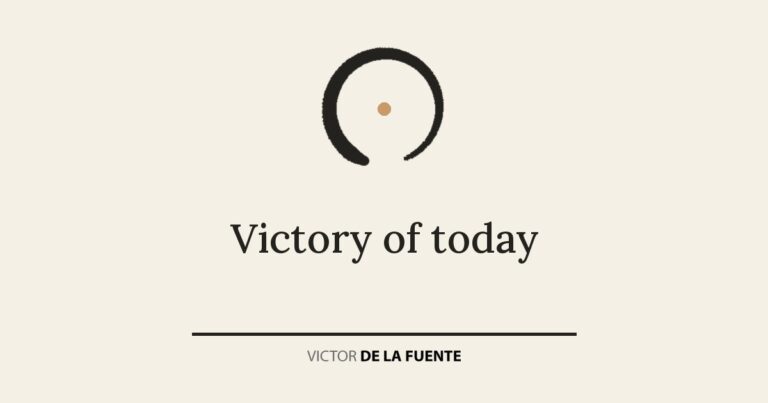 Victory of today