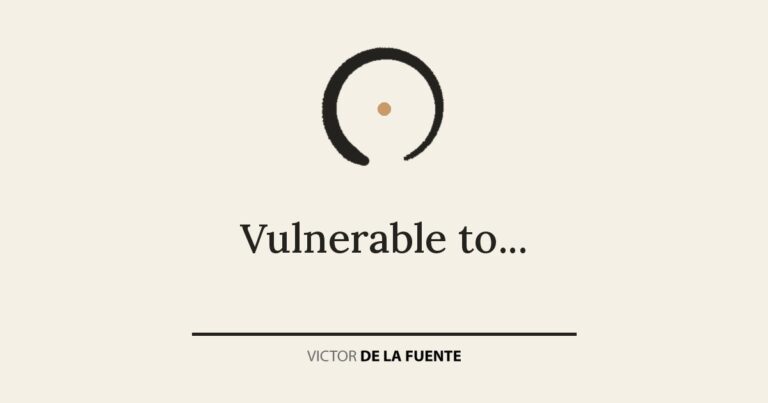 Vulnerable to…