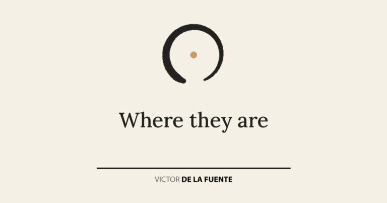 Where they are